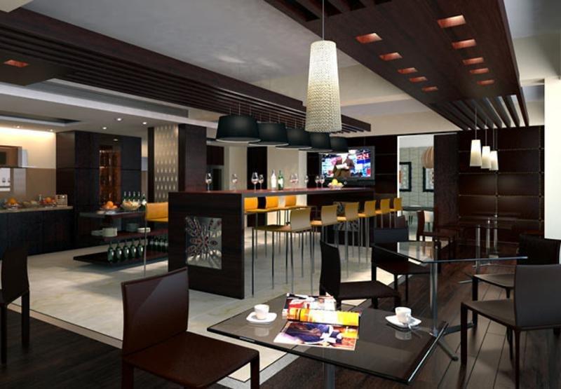 Jaipur Marriott Hotel Restaurant photo The lounge at the airport